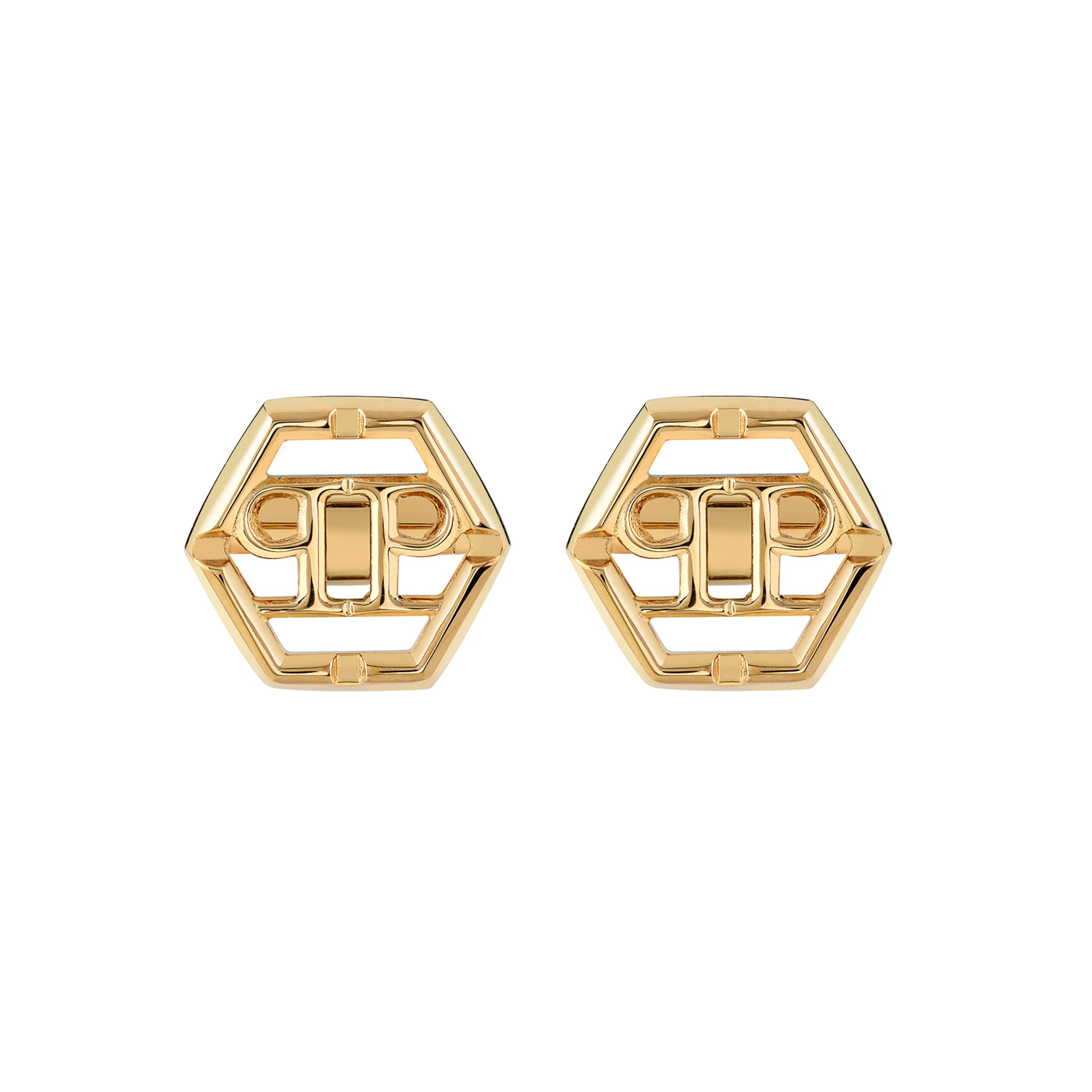 Philipp Plein Jewellery Cufflinks in Gold, Item view