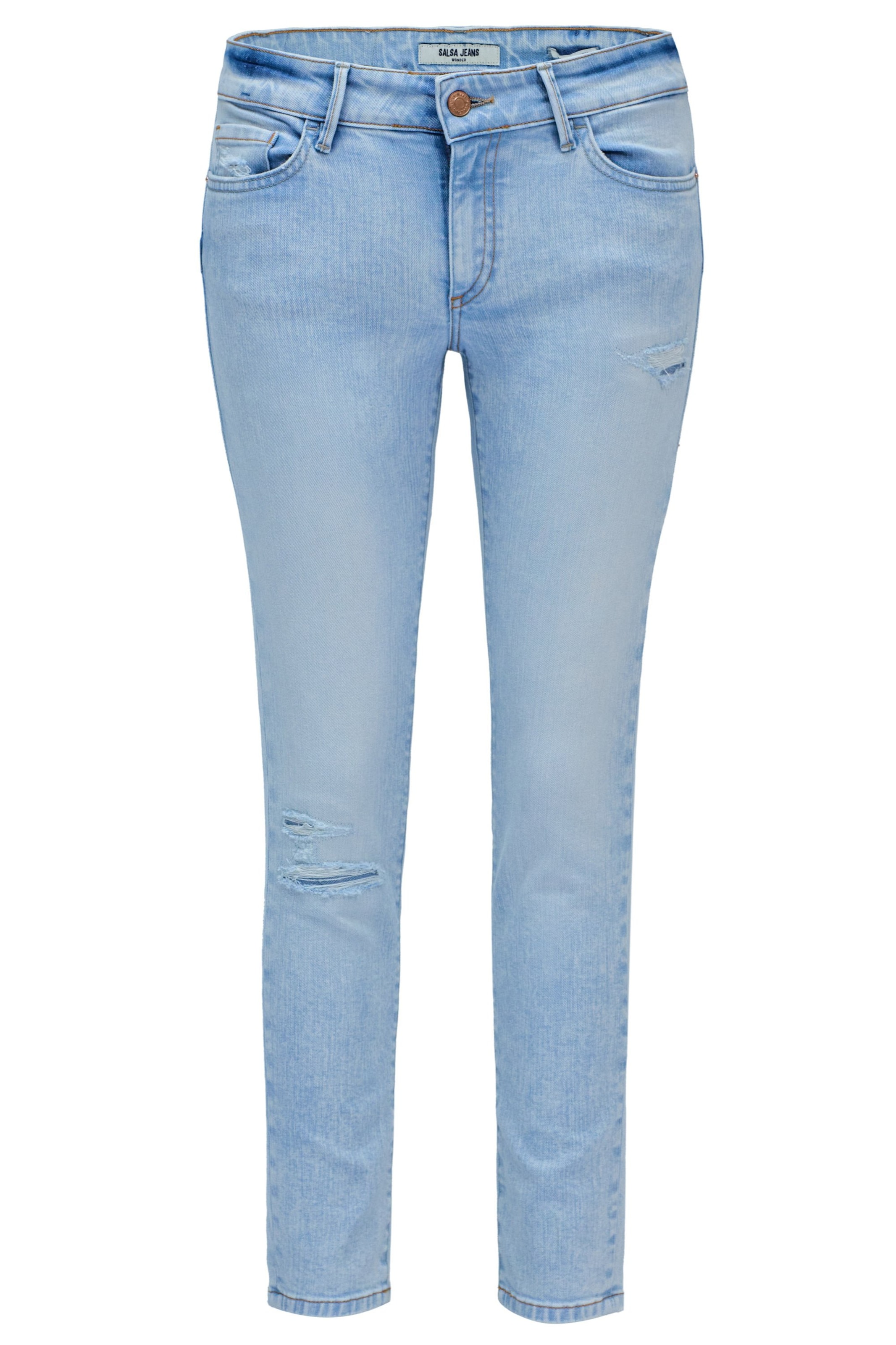 Salsa Jeans Skinny Jeans in Blauw: voorkant
