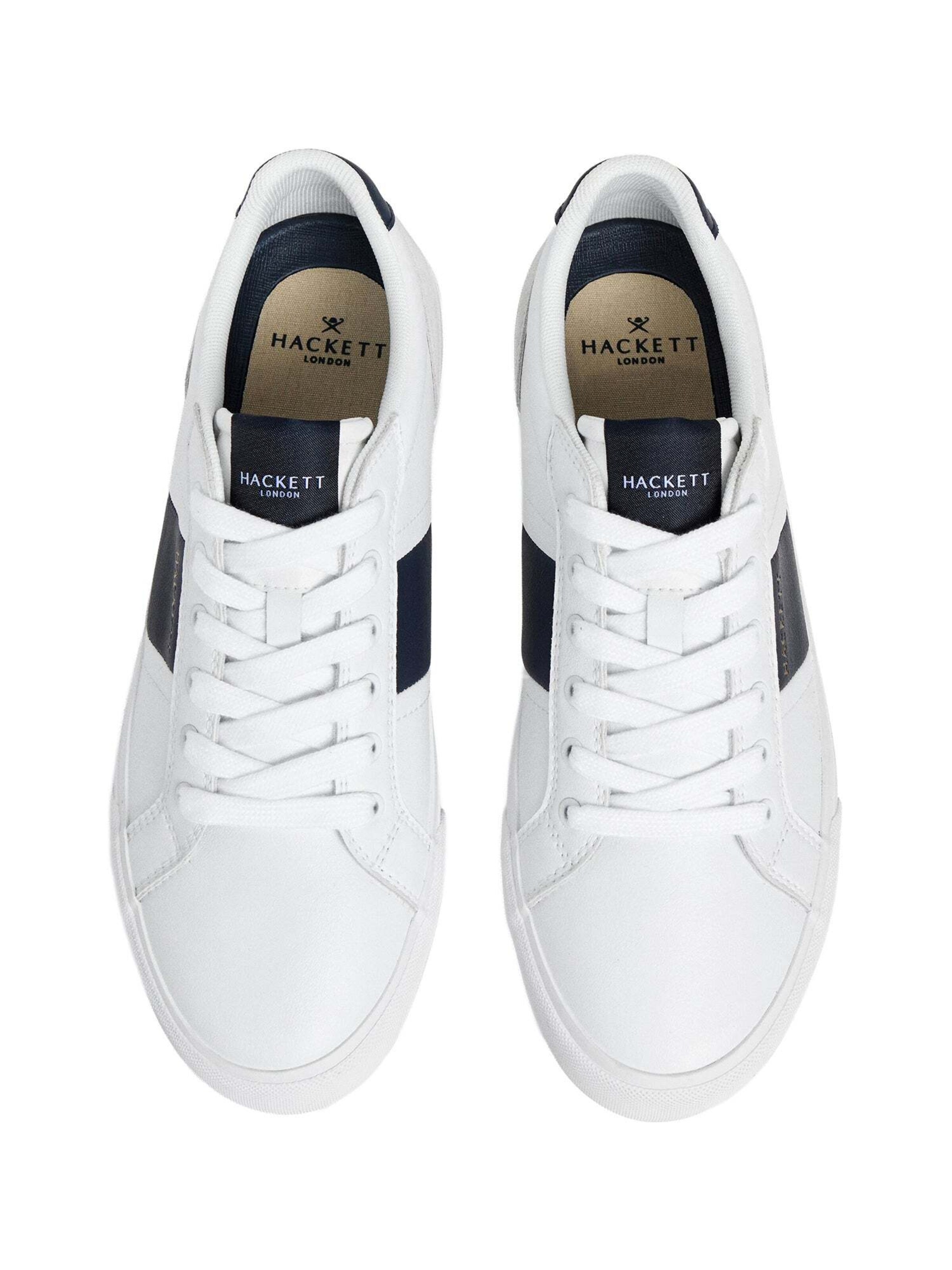 Hackett London Sneakers ' BLAKE HANDLES ' in White