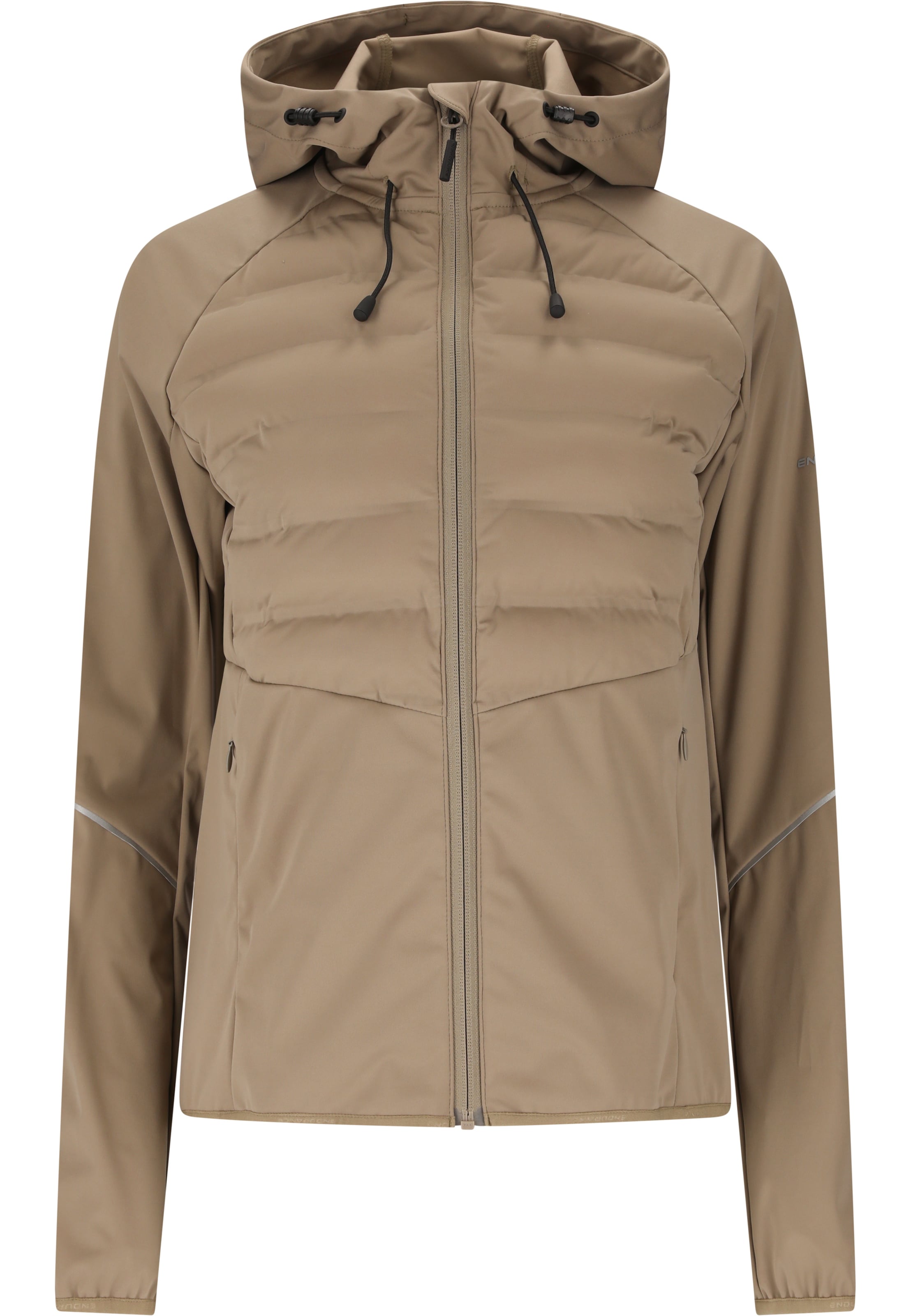 ENDURANCE Sportjas 'Eluna' in Beige: voorkant