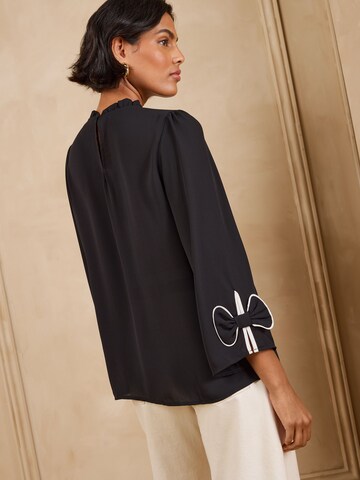 love & roses Bluse in Schwarz