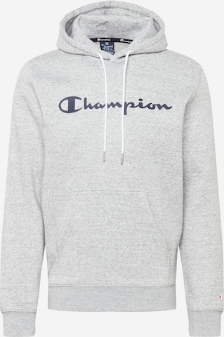 Coupe regular Sweat-shirt Champion Authentic Athletic Apparel en gris : devant