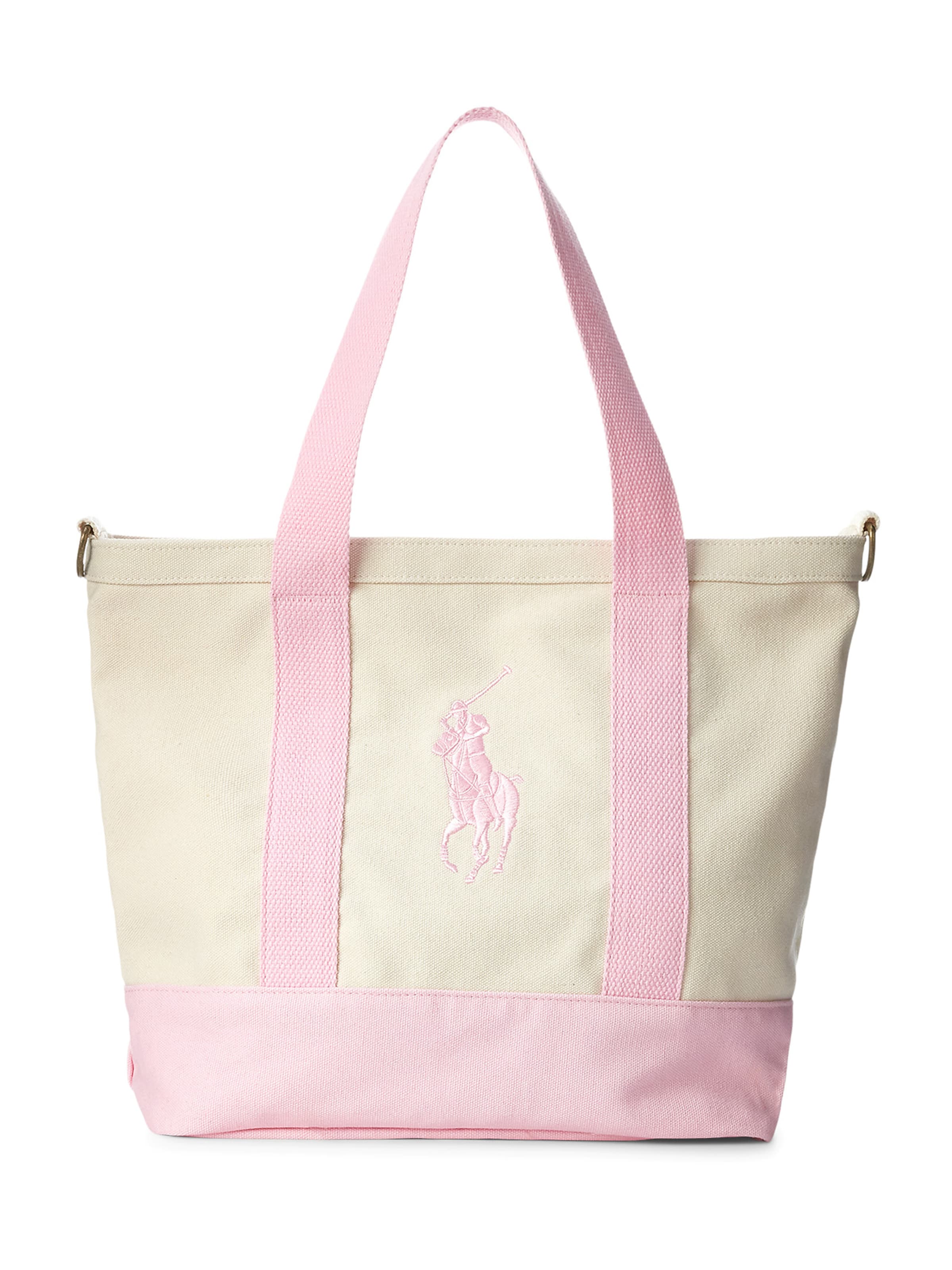 Borsa di Polo Ralph Lauren in bianco: frontale