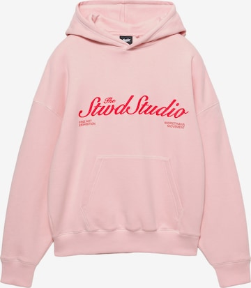 Pull&Bear Collegepaita värissä vaaleanpunainen: etupuoli