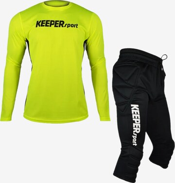 KEEPERsport Tracksuit in Yellow: front
