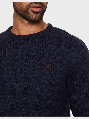 Pull-over 'Ely' Threadbare en bleu