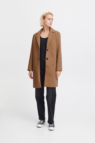 ICHI Between-Seasons Coat 'JANNET' in Brown