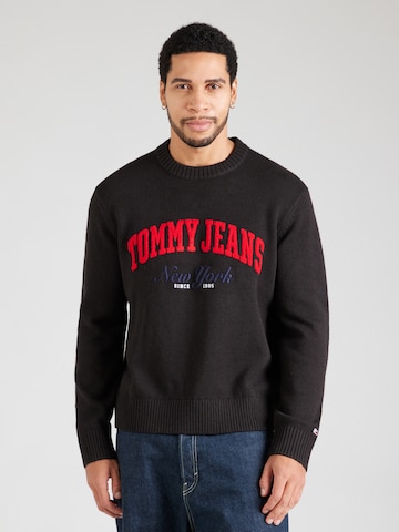Tommy Jeans Trui in Zwart: voorkant