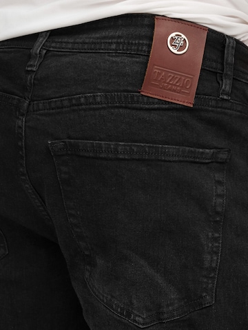 Tazzio Regular Jeans 'A105' in Schwarz