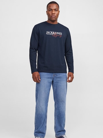 T-Shirt 'JJJADE' Jack & Jones Plus en bleu