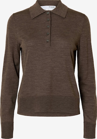 ruda SELECTED Megztinis 'SLFTHEA': priekis