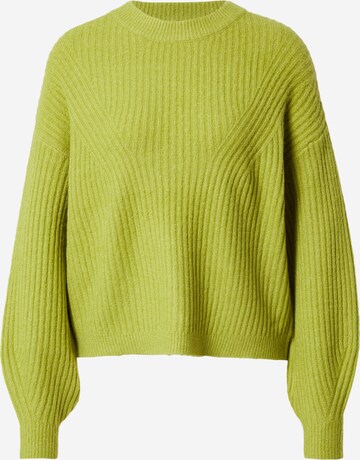 PIECES Sweater in Green: front