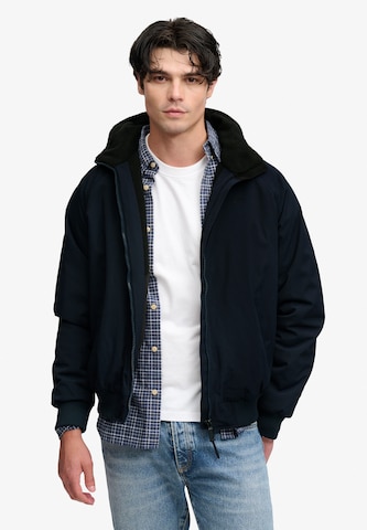 Superdry & Co Tussenjas in Blauw: voorkant