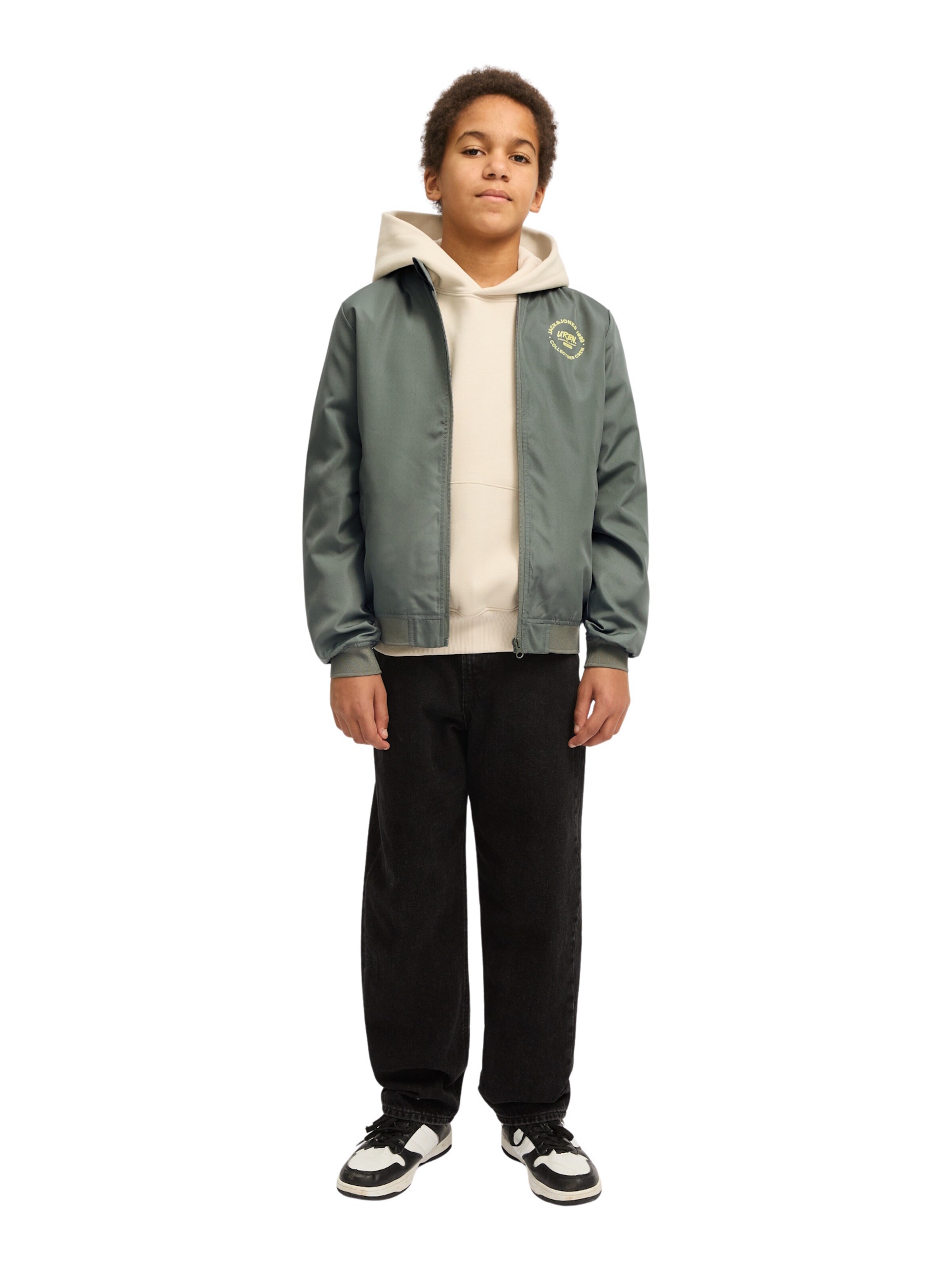 Jack & Jones Junior Tussenjas 'Zack' in Groen