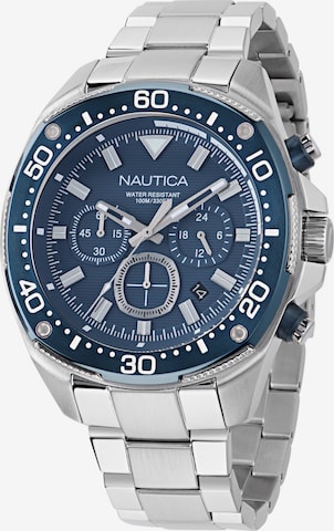 NAUTICA Analoog horloge ' NCT BLUESAIL ' in Zilver: voorkant