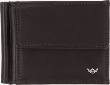 Porte-monnaies 'Polo' GOLDEN HEAD en marron : devant