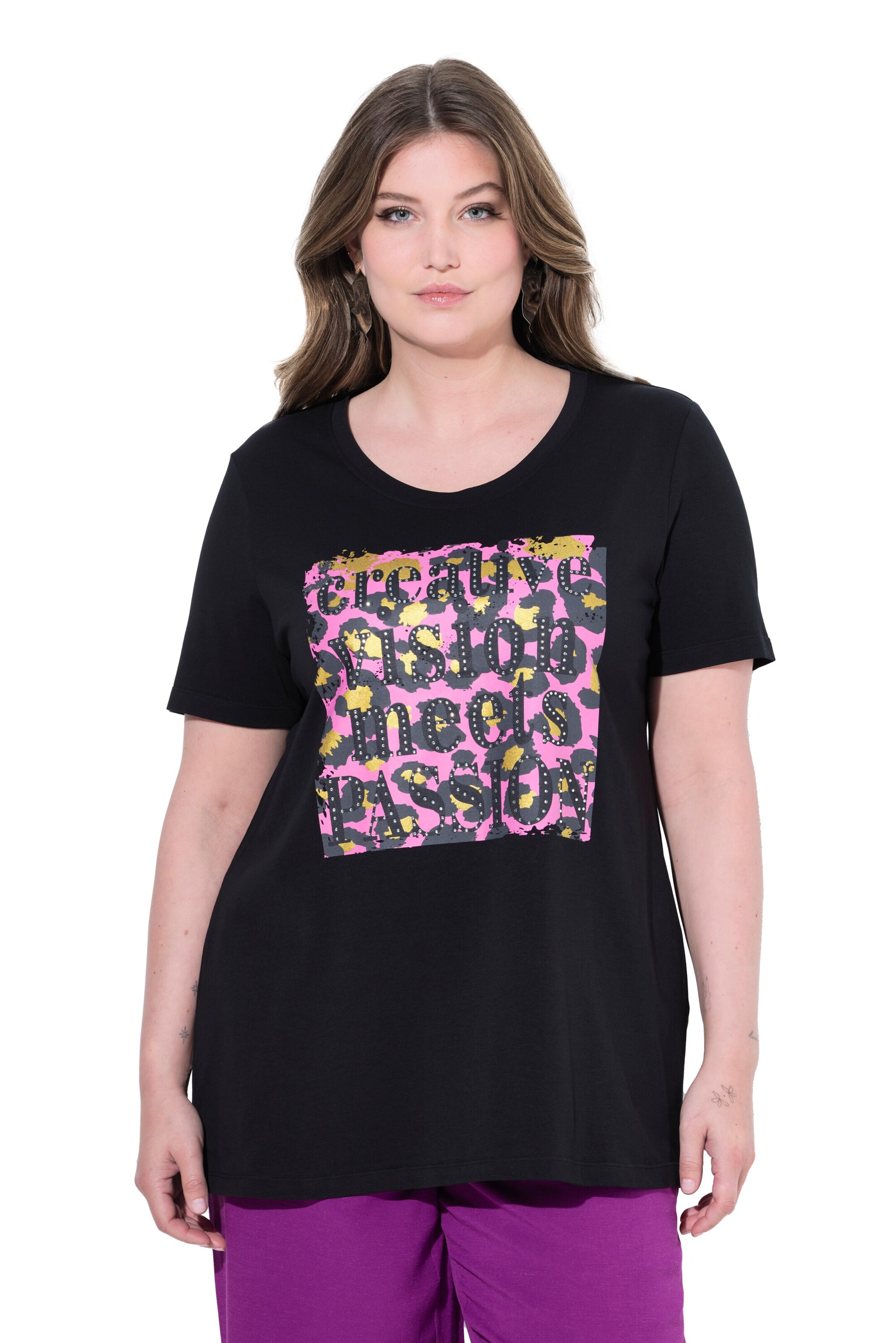 MIAMODA Shirt in Black: front