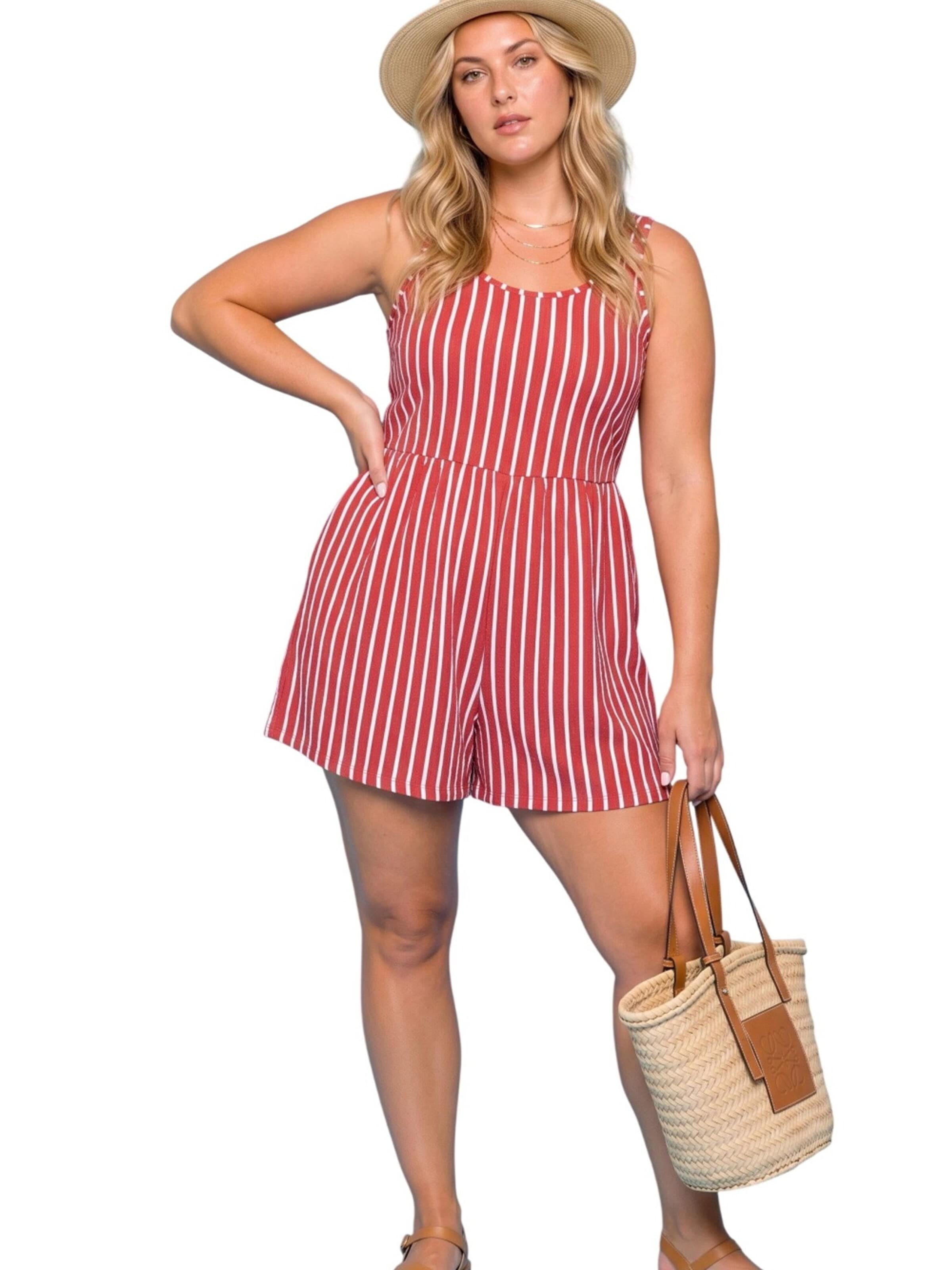 Shape Of You Jumpsuit in Red