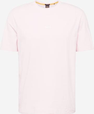 BOSS Orange Μπλουζάκι 'Chup' σε ροζ: μπροστά