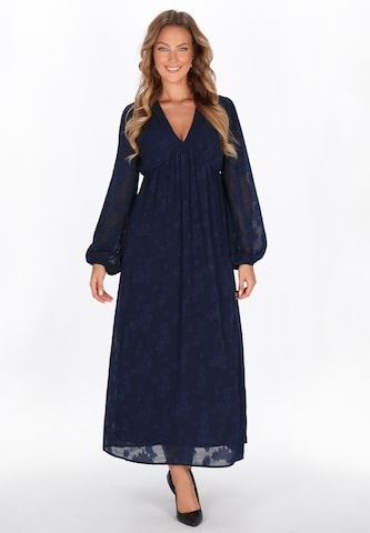 faina Dress in Blue