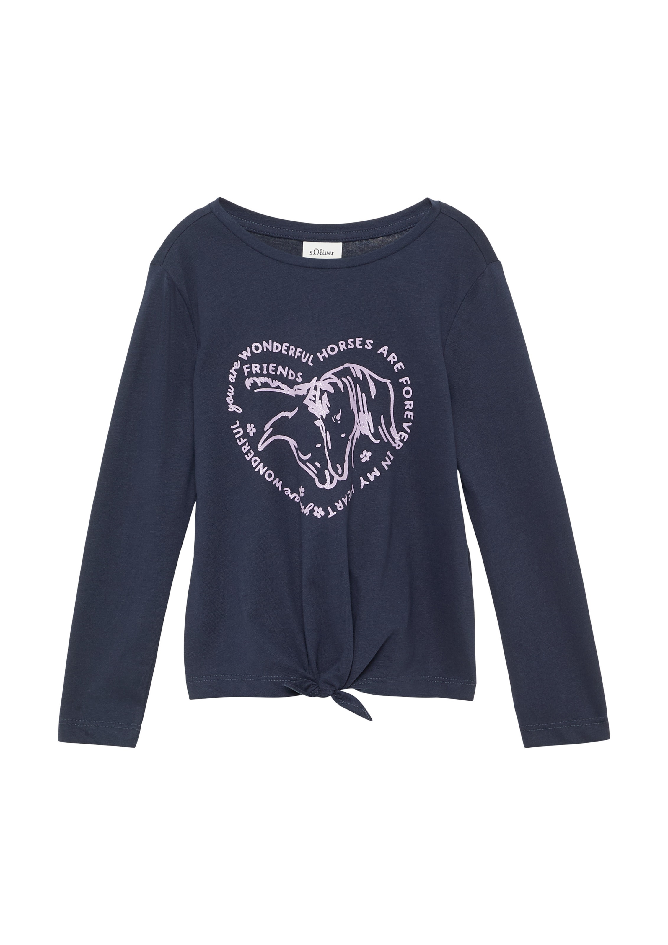 T-Shirt s.Oliver en bleu : devant