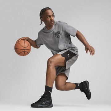 PUMA Performance shirt 'Posterize' in Grey