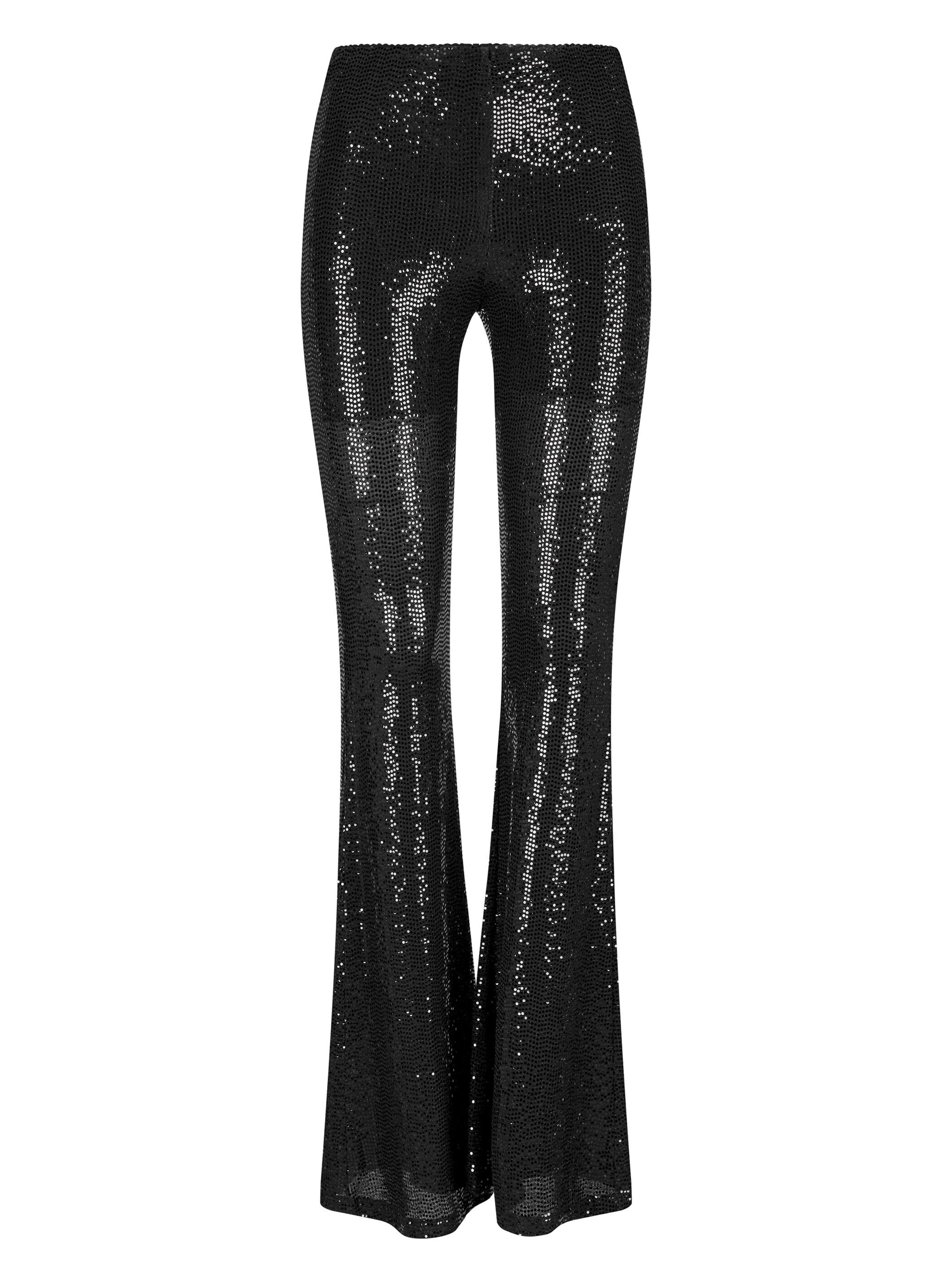 Nicowa Flared Pants 'VICOWI' in Black: front