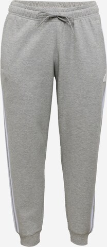 ADIDAS SPORTSWEAR Workout Pants 'Future Icons 3-Stripes  ' in Grey: front