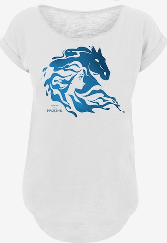 F4NT4STIC T-Shirt 'Disney Frozen 2 Nokk Silhouette' in Weiß: Vorderseite