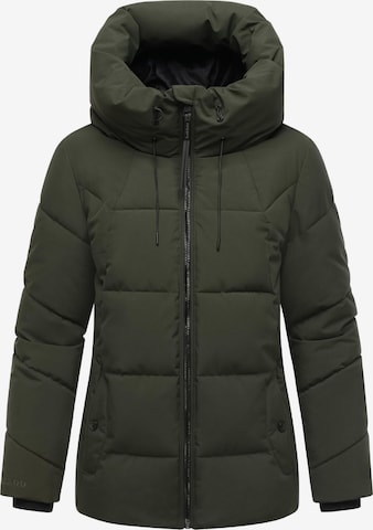 Veste d’hiver 'Kuscheltatze XVI' MARIKOO en vert : devant