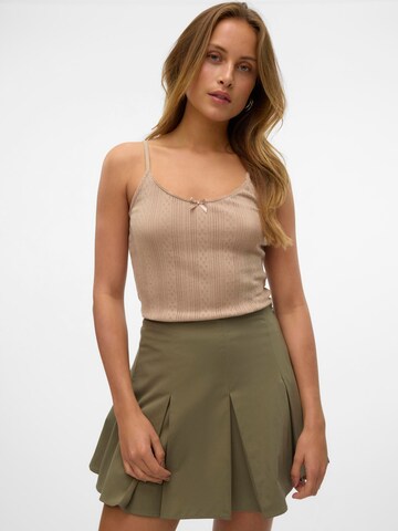 VERO MODA Топ 'Lisa' в Коричневый: спереди