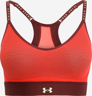 UNDER ARMOUR Low support Sport bh 'Infinity' in Rood: voorkant