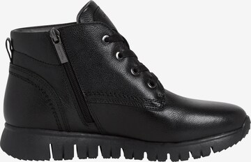 Tamaris Comfort Lace-Up Ankle Boots in Black