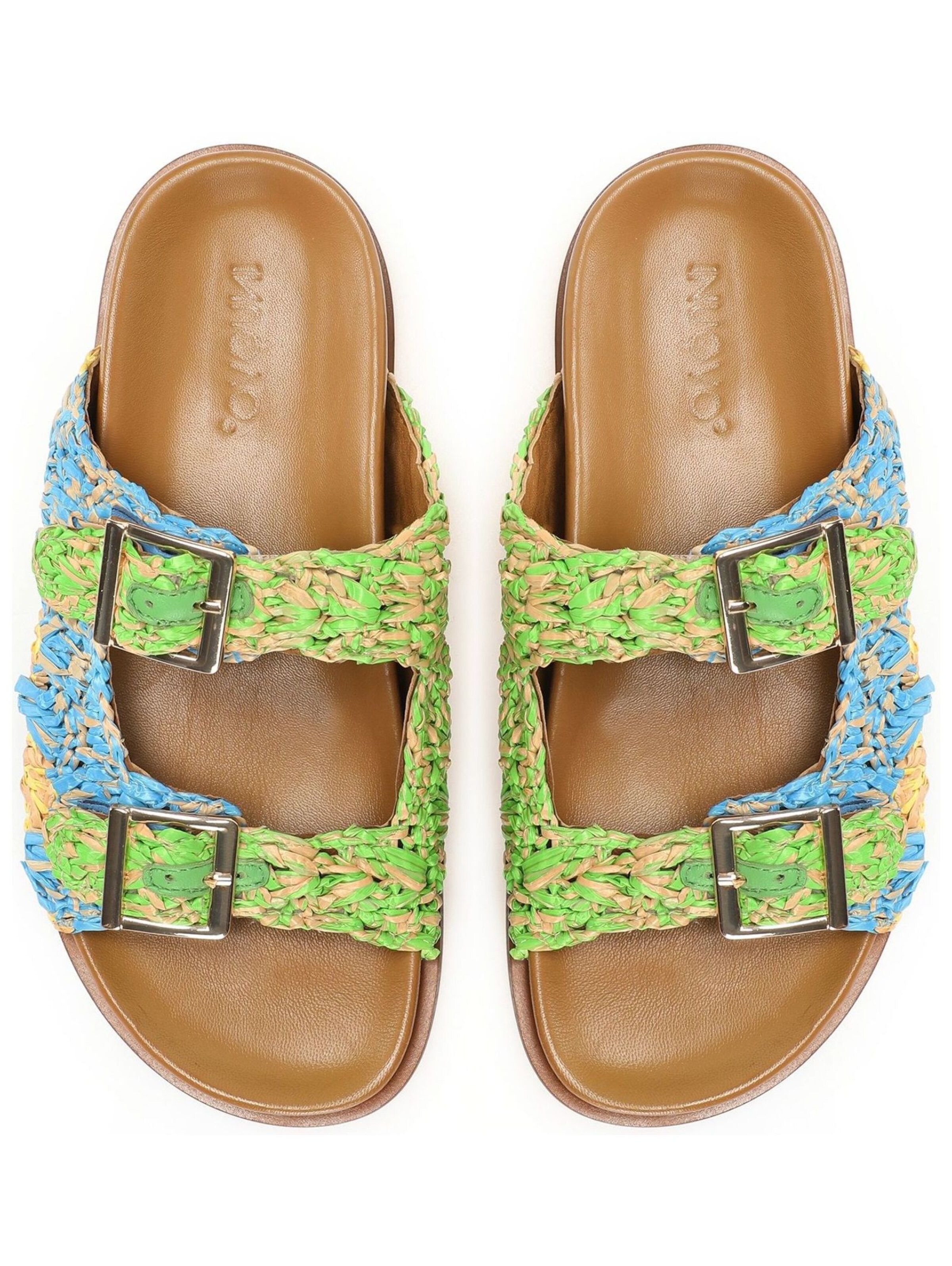 Mule INUOVO en mélange de couleurs