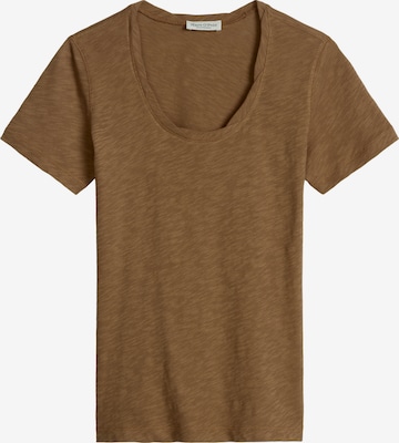 T-shirt 'DfC' Marc O'Polo en marron : devant