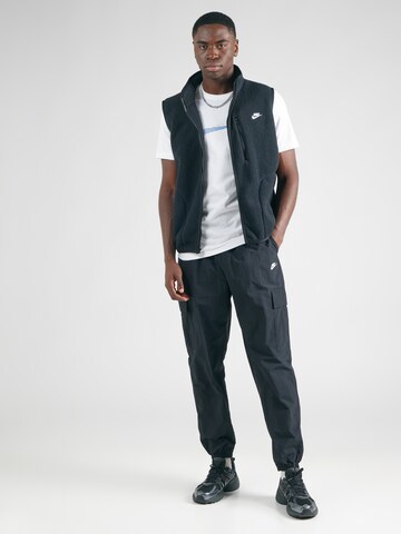 Nike Sportswear Tapered Παντελόνι cargo 'CLUB' σε μαύρο