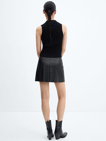 MANGO Skirt 'MERLOT' in Black