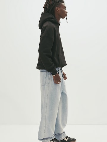 Pull&Bear Baggy Džíny – modrá