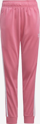 Effilé Pantalon 'Adicolor' ADIDAS ORIGINALS en rose : devant