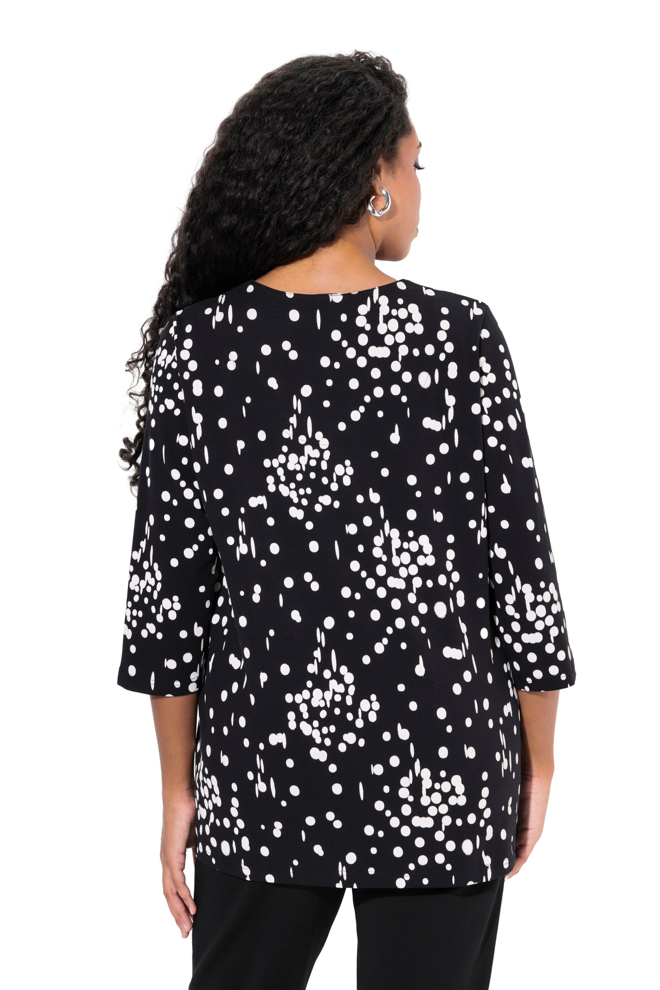 Ulla Popken Shirt in Zwart