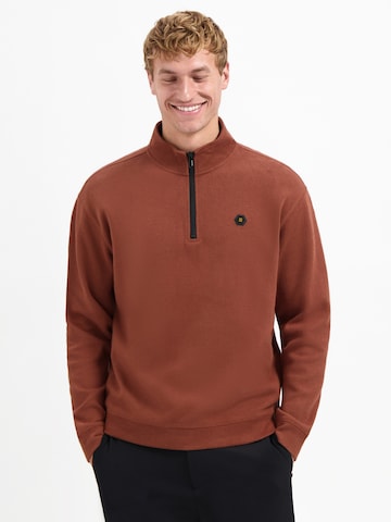 No Excess Sweatshirt in Brown: front
