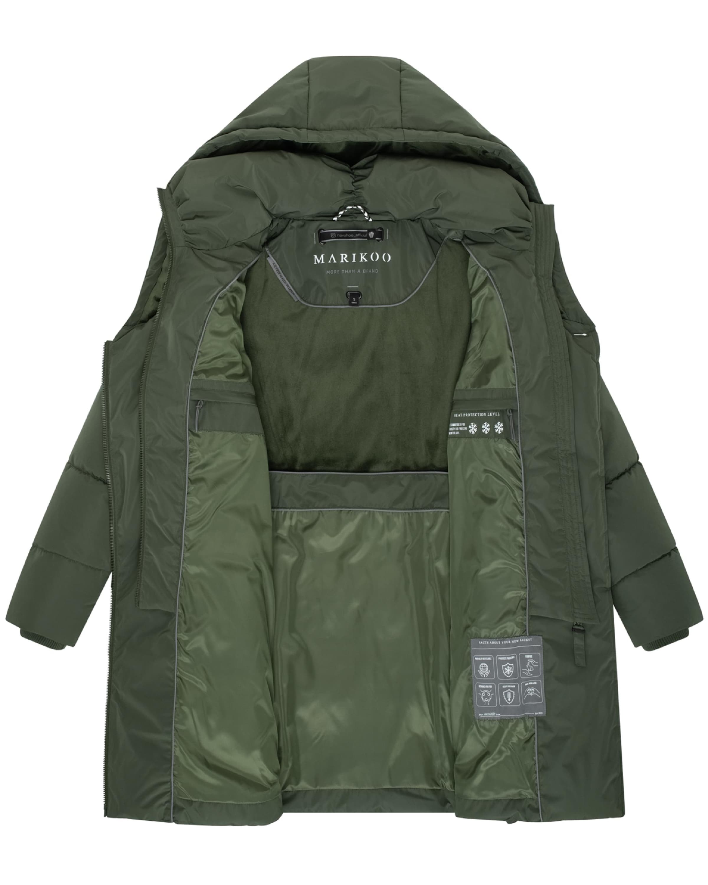 Cappotto invernale 'Virenaa 16' di MARIKOO in verde