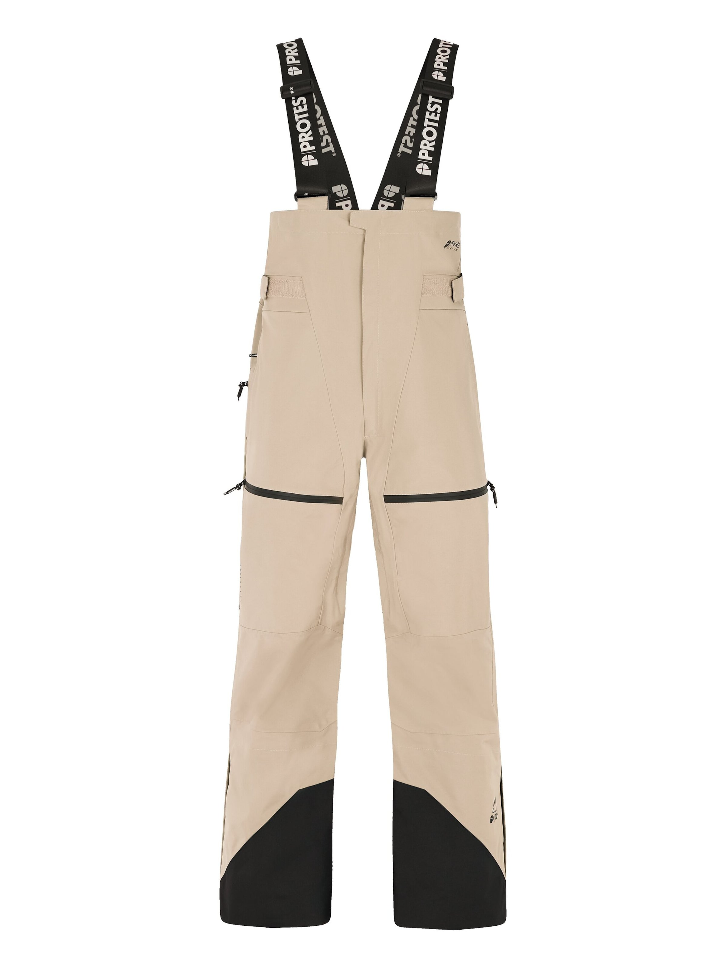 PROTEST Workout Pants 'PRTBASE' in Brown: front