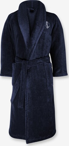 Ralph Lauren Home Long Bathrobe in Blue: front