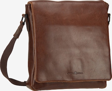 GREENBURRY Schoudertas 'Newport' in Bruin: voorkant