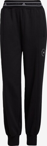 Effilé Pantalon de sport ADIDAS BY STELLA MCCARTNEY en noir : devant