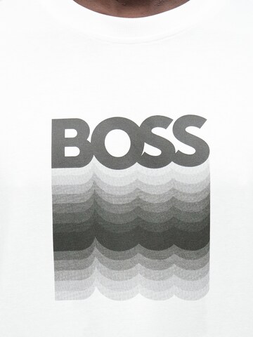 BOSS T-Shirt 'Insignia' in Weiß