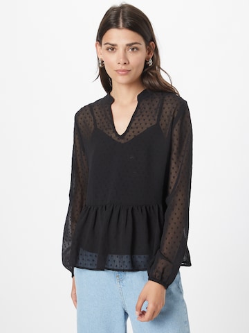 Camicia da donna 'Loryn' di ABOUT YOU in nero: frontale