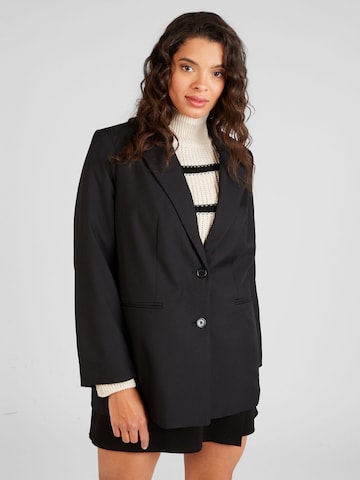 PIECES Curve Blazers 'NEVA' in Zwart: voorkant