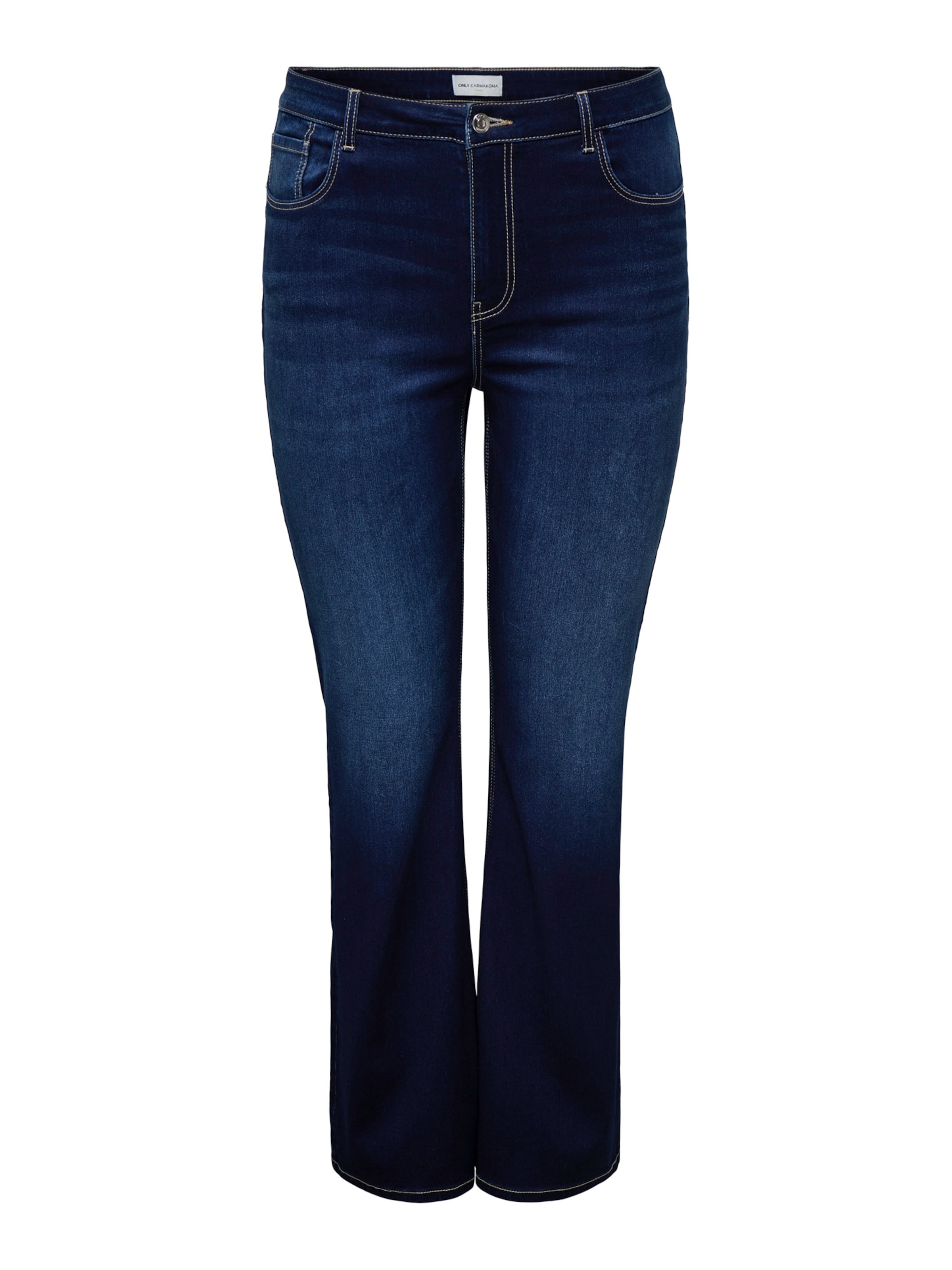 ONLY Carmakoma - Acampanado Vaquero 'CARAugusta' en azul: frente